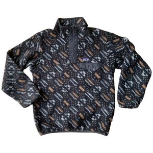 PATAGONIA Kids’ Lightweight Synchilla Snap-T Fleece Pullover, size L (12)